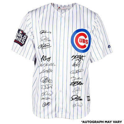 2016 Chicago Cubs World Series Champions Limited Edition Authentic Autographed Jersey
